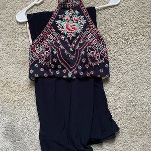 two piece prom dress